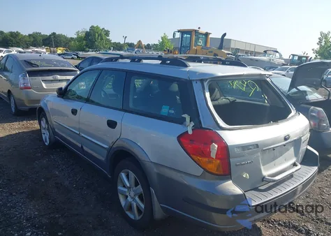 2006 Subaru Legacy Outback 2.5I from USA, damaged, VIN 4S4BP61C367321185